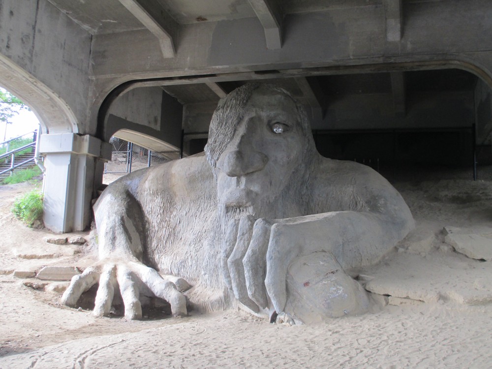 The Fremont Troll – Seattle, Washington